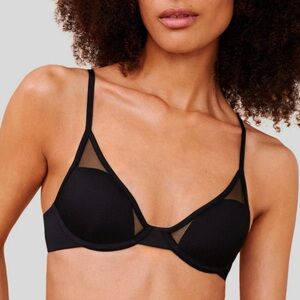 Pepper Mesh All You Bra in Black